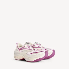 Baskets Jet pour femme, couleur coquille d’œuf/rose fraise