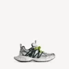 Baskets à lacets 3XL pour homme, gris/jaune fluo Baskets à lacets 3XL pour homme, gris/jaune fluo