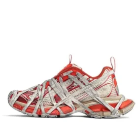 Baskets à lacets extrêmes 3XL « Orange Beige Mesh and Polyurethane » 778698W3XLL7597