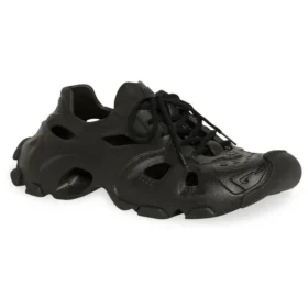 Baskets à lacets HD avec découpes « Noir » 702416W3CES1000