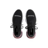 Baskets à lacets Speed 1.0 « Noir, blanc et semelle transparente rouge » 617217W05GG1014