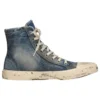 Baskets montantes Paris « Blue Destroyed Denim and Rubber » 688756W3RCL4090