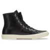 Baskets montantes Paris « Cuir noir et caoutchouc blanc » 688756W3RCA1090