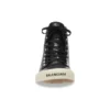 Baskets montantes Paris « Cuir noir et caoutchouc blanc » 688756W3RCA1090