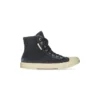 Baskets montantes Paris « Denim déchiré noir et caoutchouc blanc » 688756W3RC11090