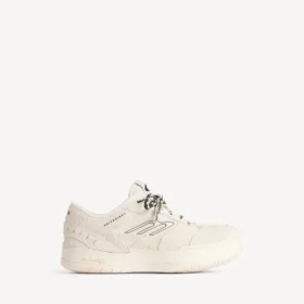 Baskets à plateforme en daim « Hamptons » pour femme, couleur beige/noir