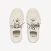 Baskets à plateforme en daim « Hamptons » pour femme, couleur beige/noir