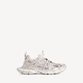 Baskets pour femme 3XL Extreme Laces B, couleur beige/marron/lilas