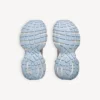 Baskets pour femme 3XL Extreme Laces Logo en blanc/blanc cassé/bleu clair