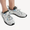 Baskets Radar Gradient Lines pour femme en blanc/gris/argent/noir/bleu