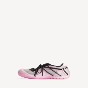Baskets Radar sans lacets pour femme, rose/noir