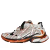 Baskets Runner « Blanc Orange Noir » 677403W3RB79051
