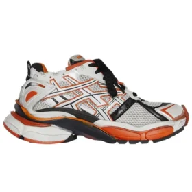 Baskets Runner « Blanc Orange Noir » 677403W3RB79051