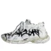 Baskets Runner Graffiti « Black and White Mesh and Nylon » 677403W3RBQ9010