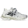 Baskets Runner Graffiti « Black and White Mesh and Nylon » 677403W3RBQ9010