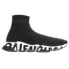 Baskets Speed 1.0 en tricot recyclé « Graffiti » « Noir » 645334W2DB71015