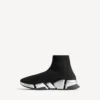Baskets Speed 2.0 en maille recyclée pour femme, noir/argent