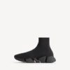 Baskets Speed 2.0 en tricot recyclé pour femme, couleur noire