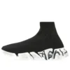 Baskets Speed 2.0 Graffiti « Tricot recyclé noir et semelle blanche » 617196W2DD41091
