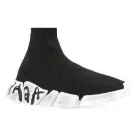 Baskets Speed 2.0 Graffiti « Tricot recyclé noir et semelle blanche » 617196W2DD41091
