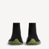 Baskets Speed 2.0 pour homme, semelle entièrement transparente, en tricot recyclé, noir/kaki Baskets Speed 2.0 pour homme, semelle entièrement transparente, en tricot recyclé, noir/kaki