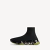 Baskets Speed 2.0 pour homme, semelle entièrement transparente, en tricot recyclé, noir/kaki Baskets Speed 2.0 pour homme, semelle entièrement transparente, en tricot recyclé, noir/kaki