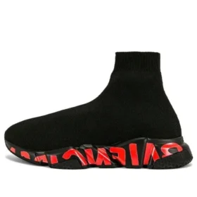 Baskets Speed 2.0 « Tricot noir avec graffiti rouge et semelle noire » 645334W2DBY1016