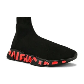 Baskets Speed 2.0 « Tricot noir avec graffiti rouge et semelle noire » 645334W2DBY1016