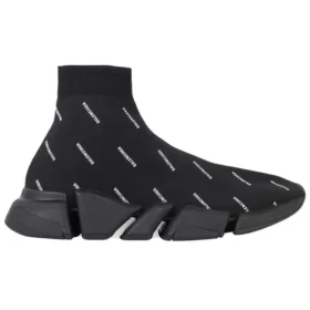 Baskets Speed 2.0 « Tricot noir avec logo blanc sur toute la surface » 617239W2DBO1090