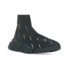 Baskets Speed 2.0 « Tricot recyclé noir avec logo multicolore sur toute la surface » 617239W2DF01088
