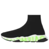 Baskets Speed Graffiti « Tissu noir, semelle Graffiti vert fluo » 605972W05GY1935