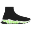 Baskets Speed Graffiti « Tissu noir, semelle Graffiti vert fluo » 605972W05GY1935