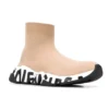 Baskets Speed Graffiti « Tricot beige avec semelle graffiti blanche et noire » 605942W2DB79791
