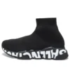 Baskets Speed Graffiti « Tricot noir, semelle graffiti blanche » 605942W2DB71006
