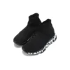 Baskets Speed Graffiti « Tricot noir, semelle graffiti blanche » 605942W2DB71006