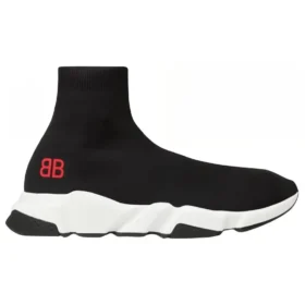 Baskets Speed « Tricot noir avec logo BB rouge » 514218W05G01000