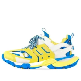 Baskets Track 1.0 LED « Yellow Blue » 555036W3AD37049