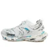 Baskets Track 1.0 « White Blue Mesh and Nylon Graffiti » 542023W3SRA9014