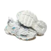 Baskets Track 1.0 « White Blue Mesh and Nylon Graffiti » 542023W3SRA9014