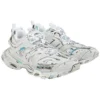Baskets Track 1.0 « White Blue Mesh and Nylon Graffiti » 542436W3SRA9014