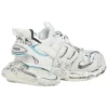Baskets Track 1.0 « White Blue Mesh and Nylon Graffiti » 542436W3SRA9014