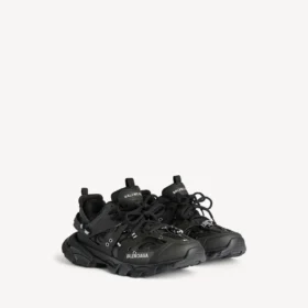 Baskets « Track Piercing » pour homme, couleur noire