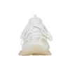 Baskets Track à semelle transparente, tige basse en maille de nylon, blanches 647742W3BM19000