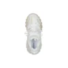 Baskets Track à semelle transparente, tige basse en maille de nylon, blanches 647742W3BM19000