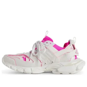 Baskets Track Sock « Tricot et nylon blanc et rose fluo » 736328W3SKC9055