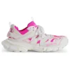 Baskets Track Sock « Tricot et nylon blanc et rose fluo » 736328W3SKC9055