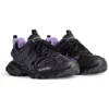 Baskets Track Sock « Tricot et nylon noir et violet clair » 736328W3SKC1058
