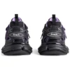 Baskets Track Sock « Tricot et nylon noir et violet clair » 736328W3SKC1058