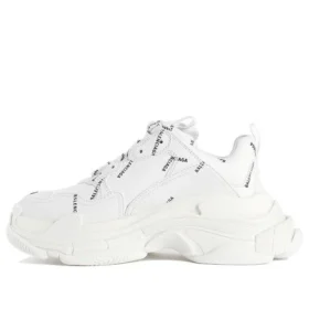 Baskets Triple S « All Over Logo – Blanc » 524039W2FA19010