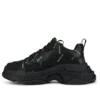 Baskets Triple S « Allover Logo – Noir et jaune fluo » 536737W2FA11070